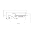 Front Fender Decal, Upper, Xp, Left by Polaris