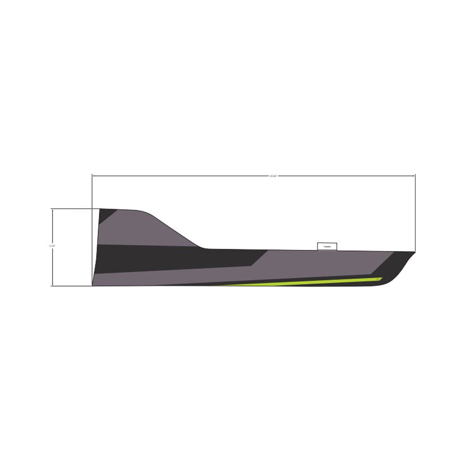 Rear Upper Door Decal, Left by Polaris