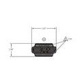 Black and gray rectangular EPS decal with bold lettering and power steering text, 1.97 by 1.06 inches.