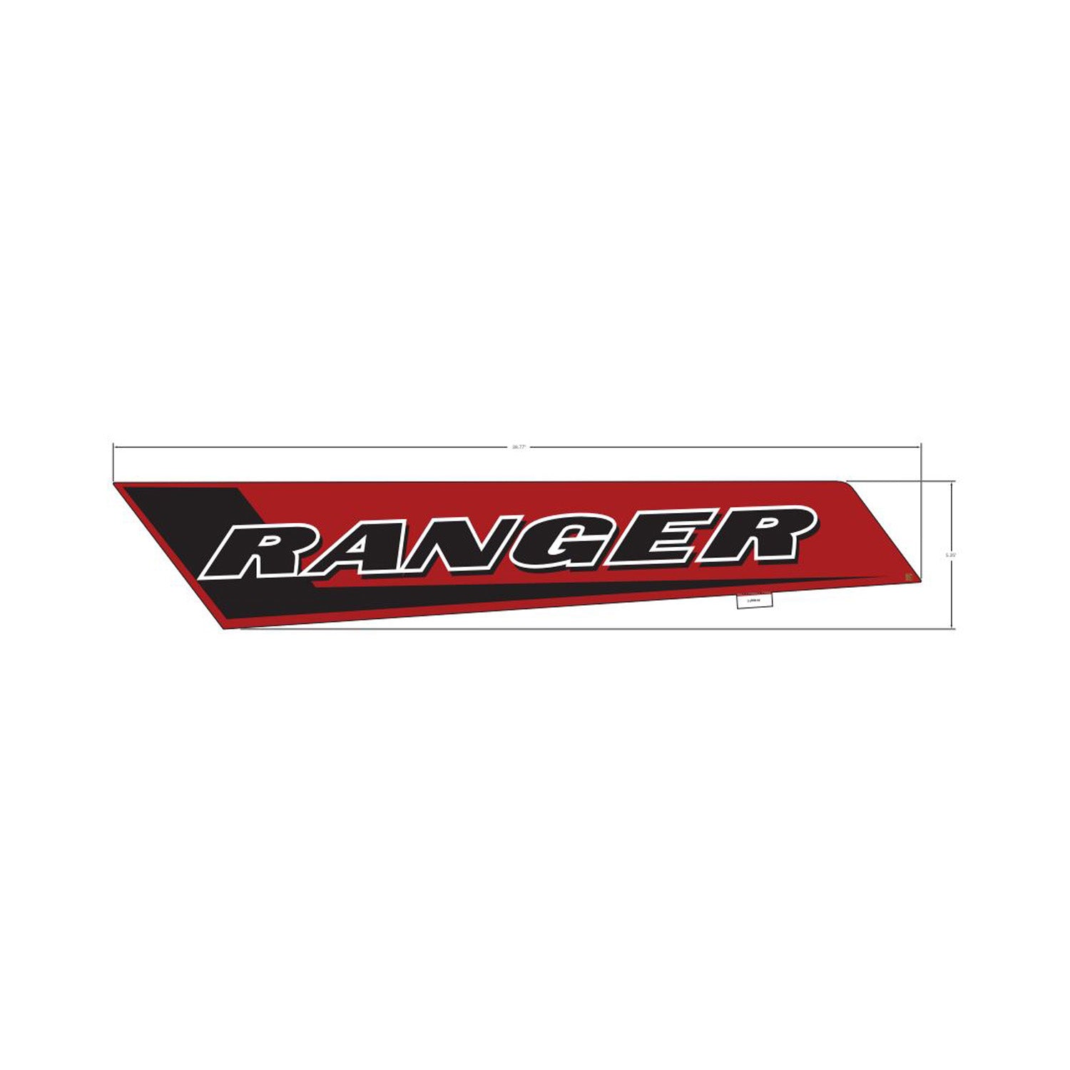 Cargo Box Side Decal, Ranger, Left by Polaris