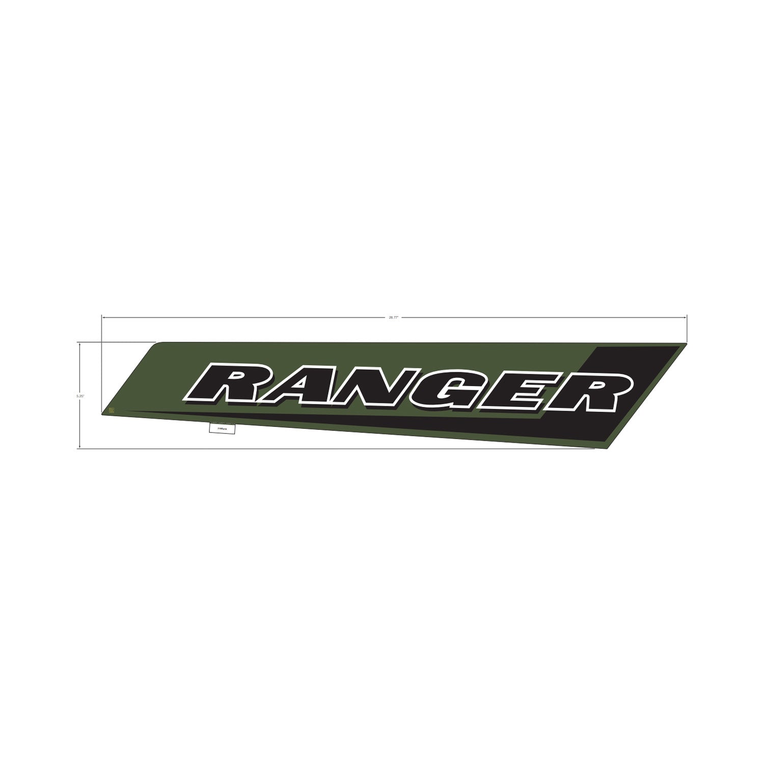Cargo Box Side Decal, Ranger, Right by Polaris