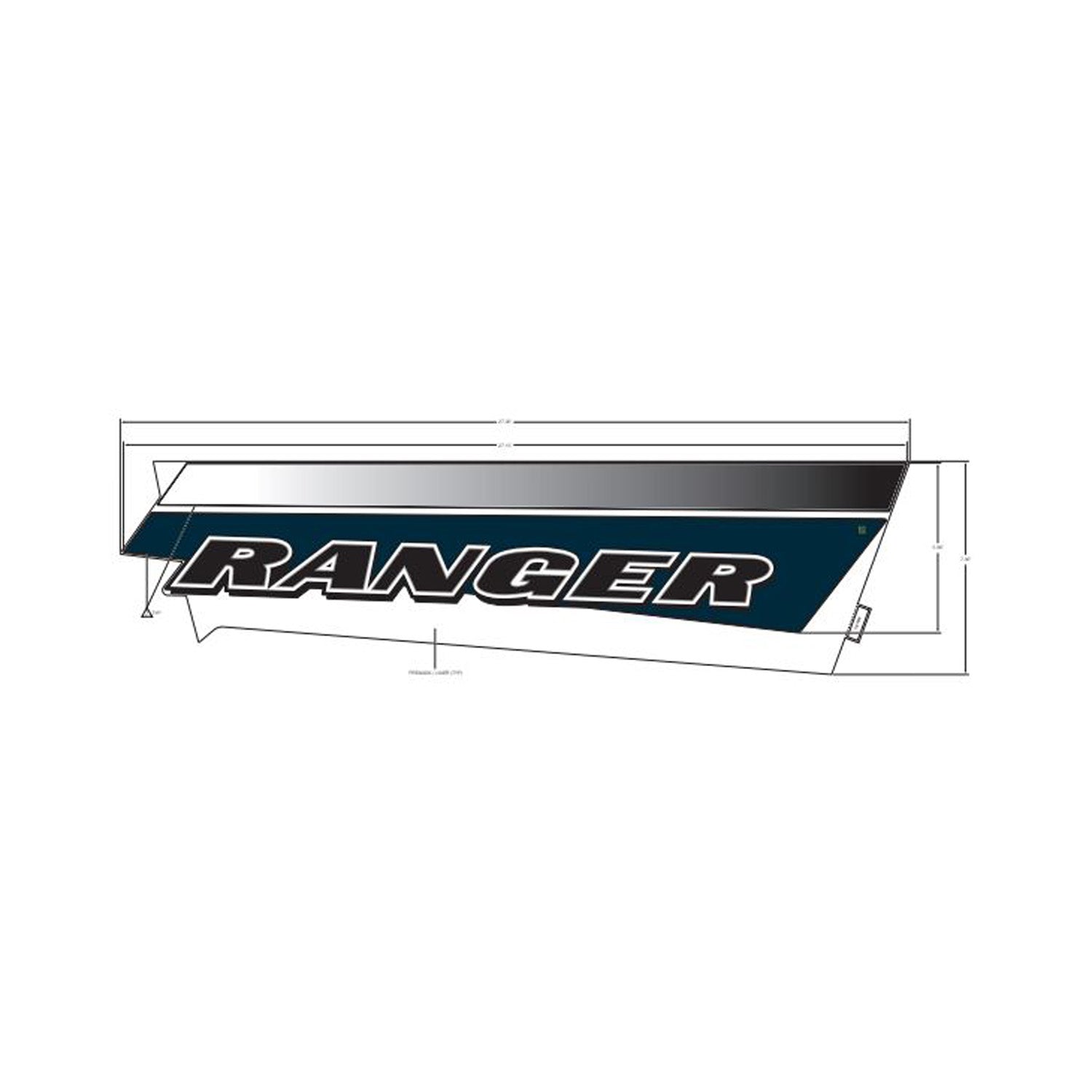 Cargo Box Side Decal, Ranger, Right by Polaris