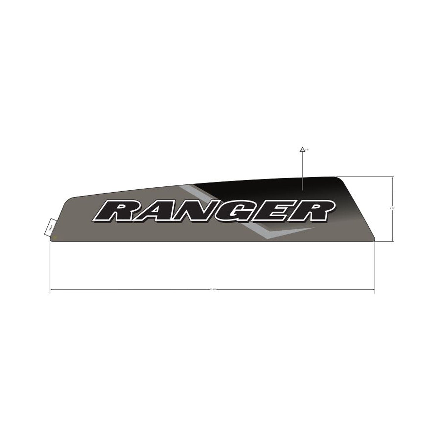 Cargo Box Side Decal, Ranger, Left by Polaris