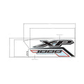 Front Fender Decal, Xp 1000, Left by Polaris