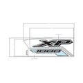 Front Fender Decal, Xp 1000, Left by Polaris