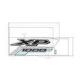 Front Fender Decal, Xp 1000, Right by Polaris