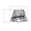 Gray center hood decal with black and orange "High Lifter RZR XP" text and geometric accents.