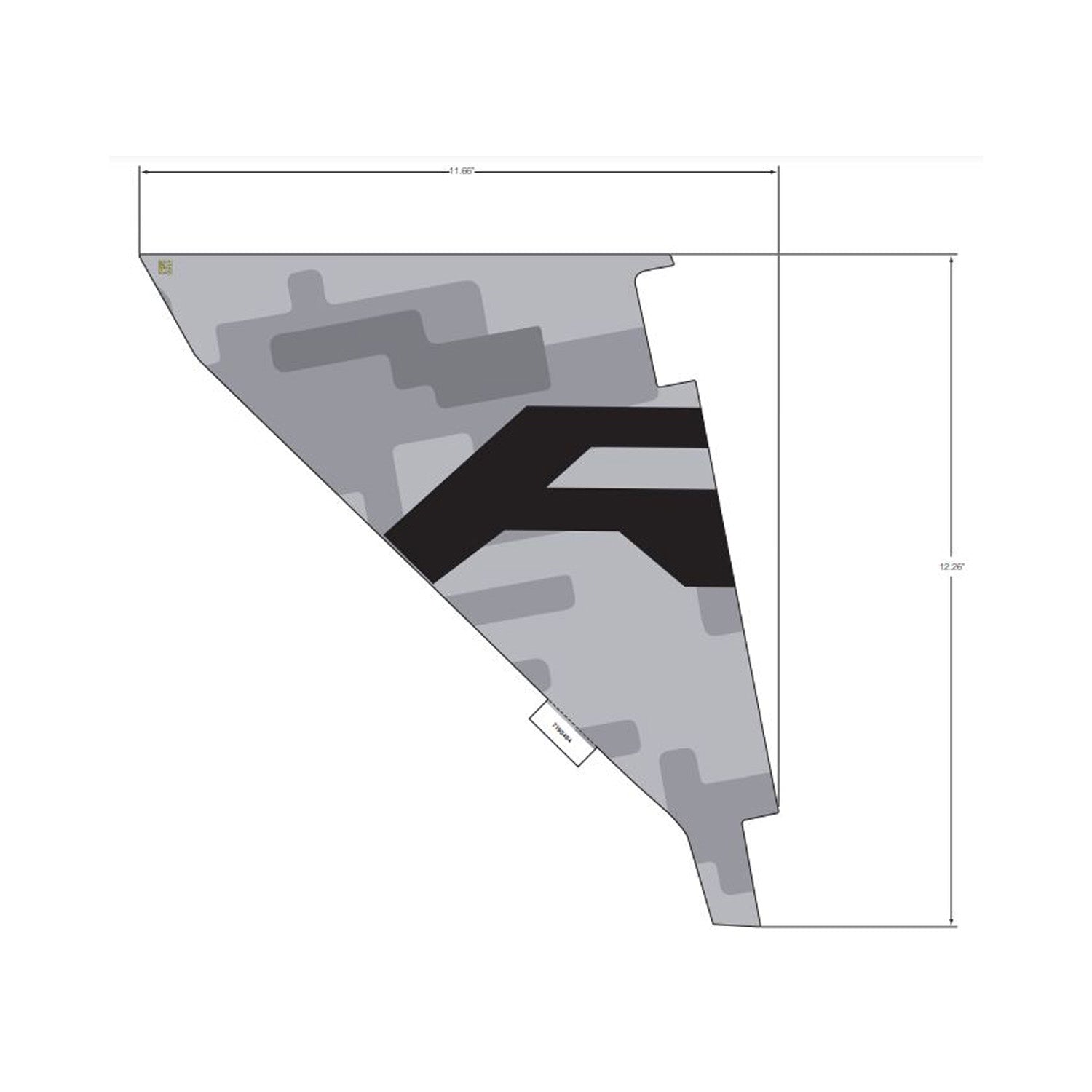 Bolster Cover Decal, Right by Polaris