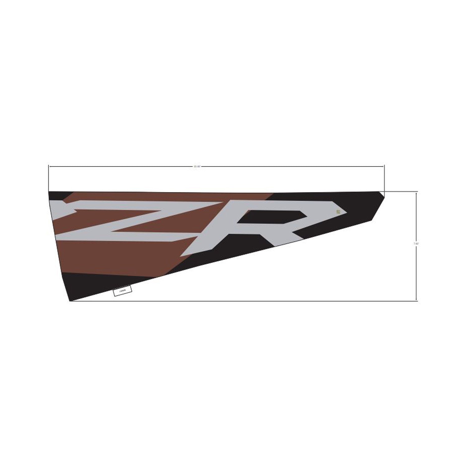 Upper Door Decal, Middle, Right by Polaris