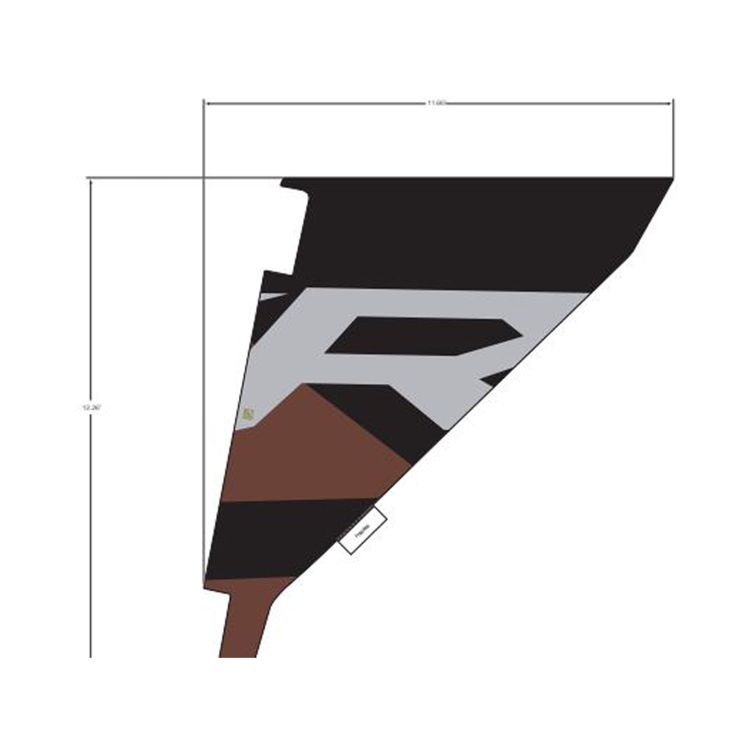 Bolster Cover Decal, Left by Polaris