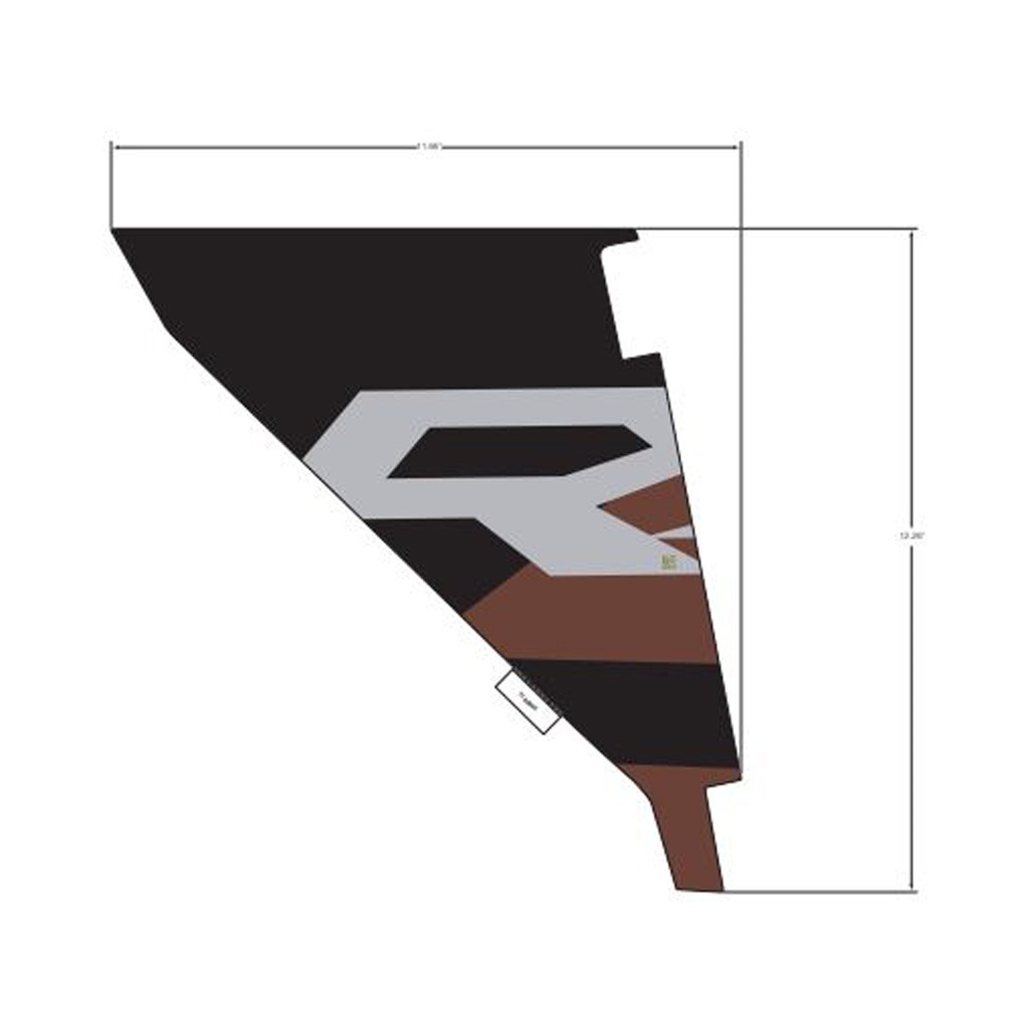 Bolster Cover Decal, Right by Polaris