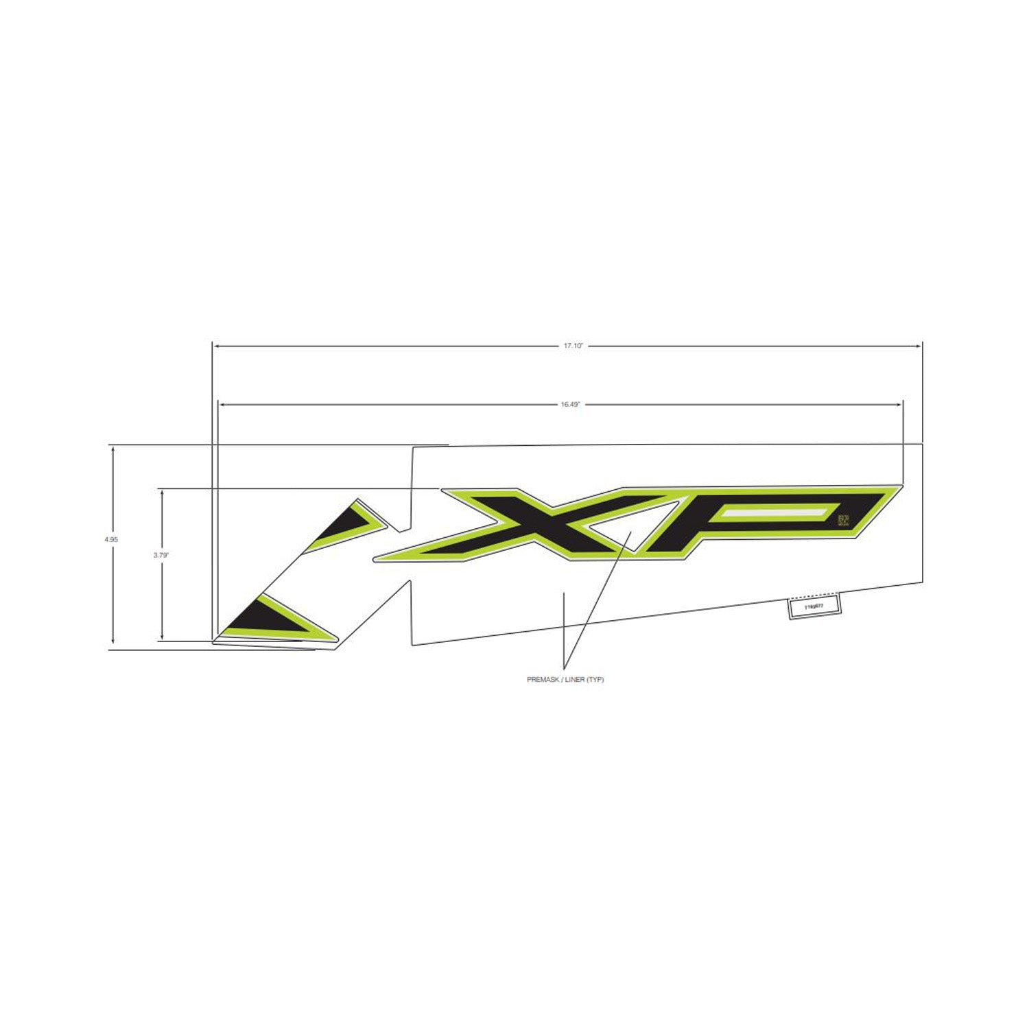 Rear Fender Decal, Left by Polaris