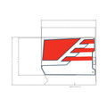 Rear Fender Decal, Middle, Left by Polaris