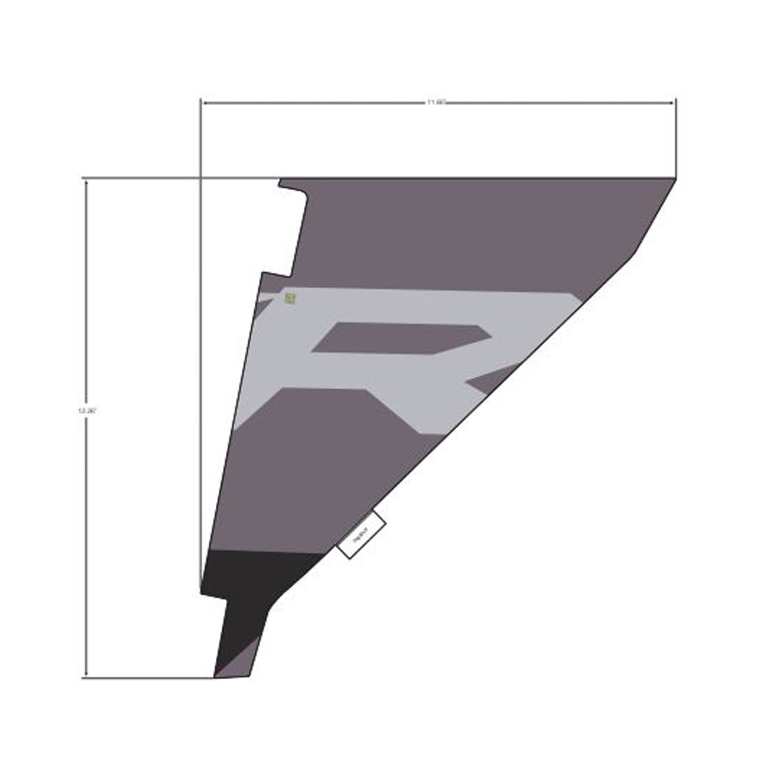 Bolster Cover Decal, Left by Polaris