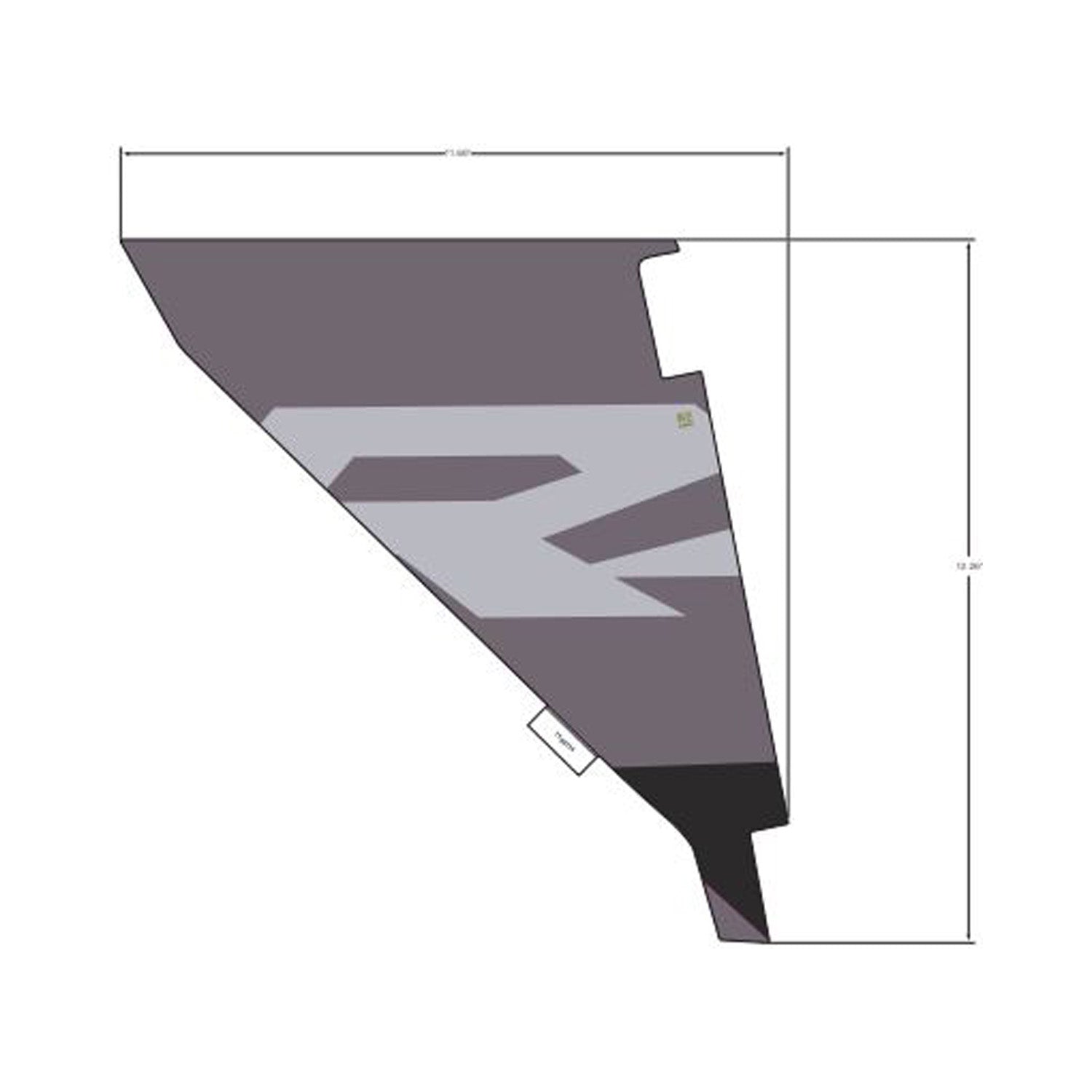 Bolster Cover Decal, Right by Polaris