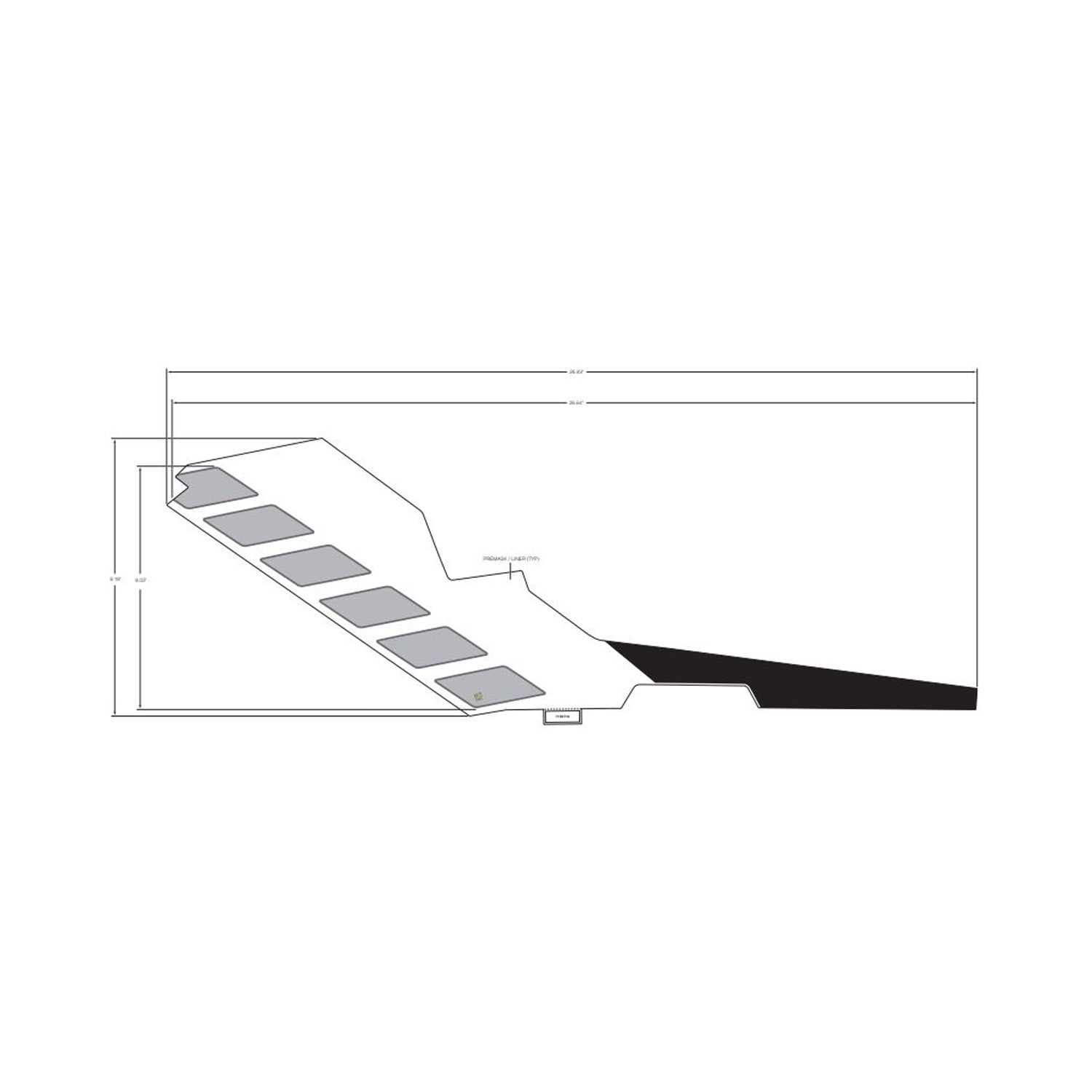Rear Fender Decal, Lower, Right by Polaris