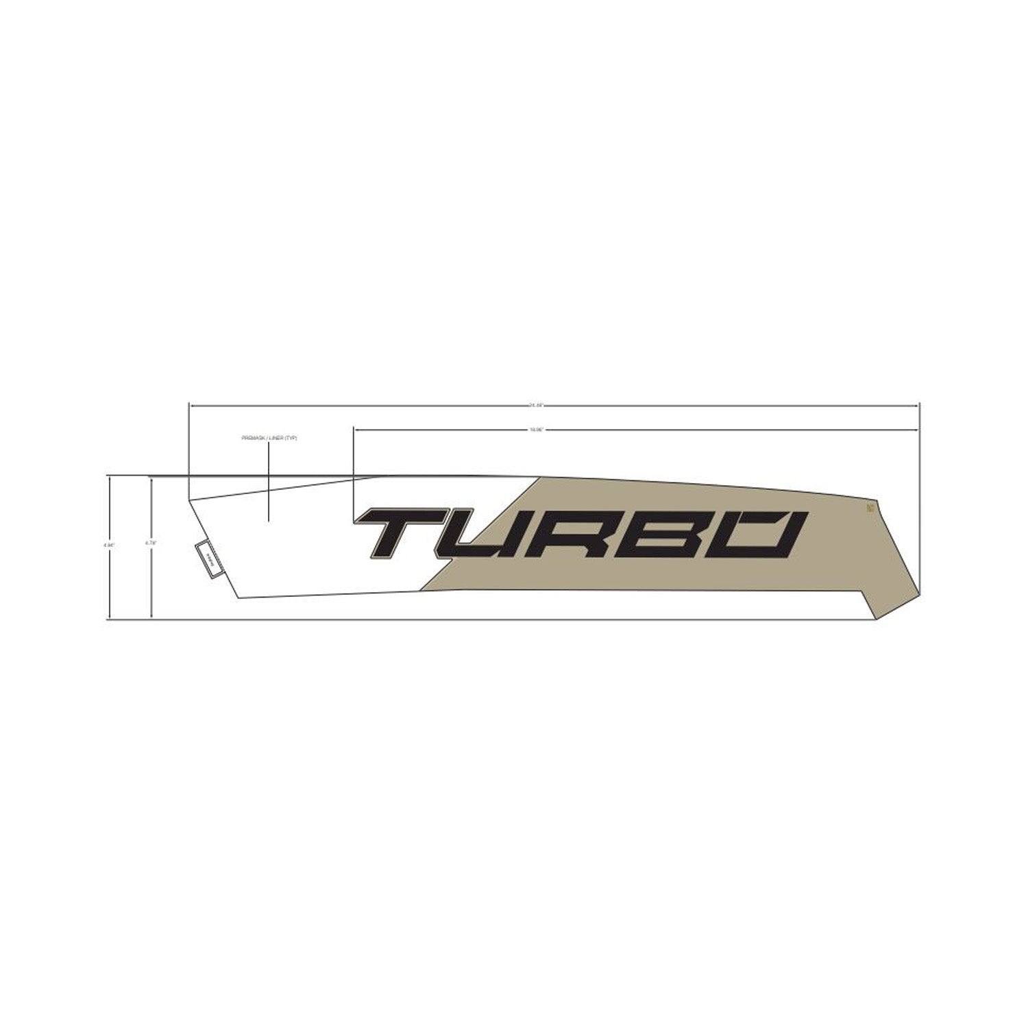 Front Fender Decal, Upper, Left by Polaris