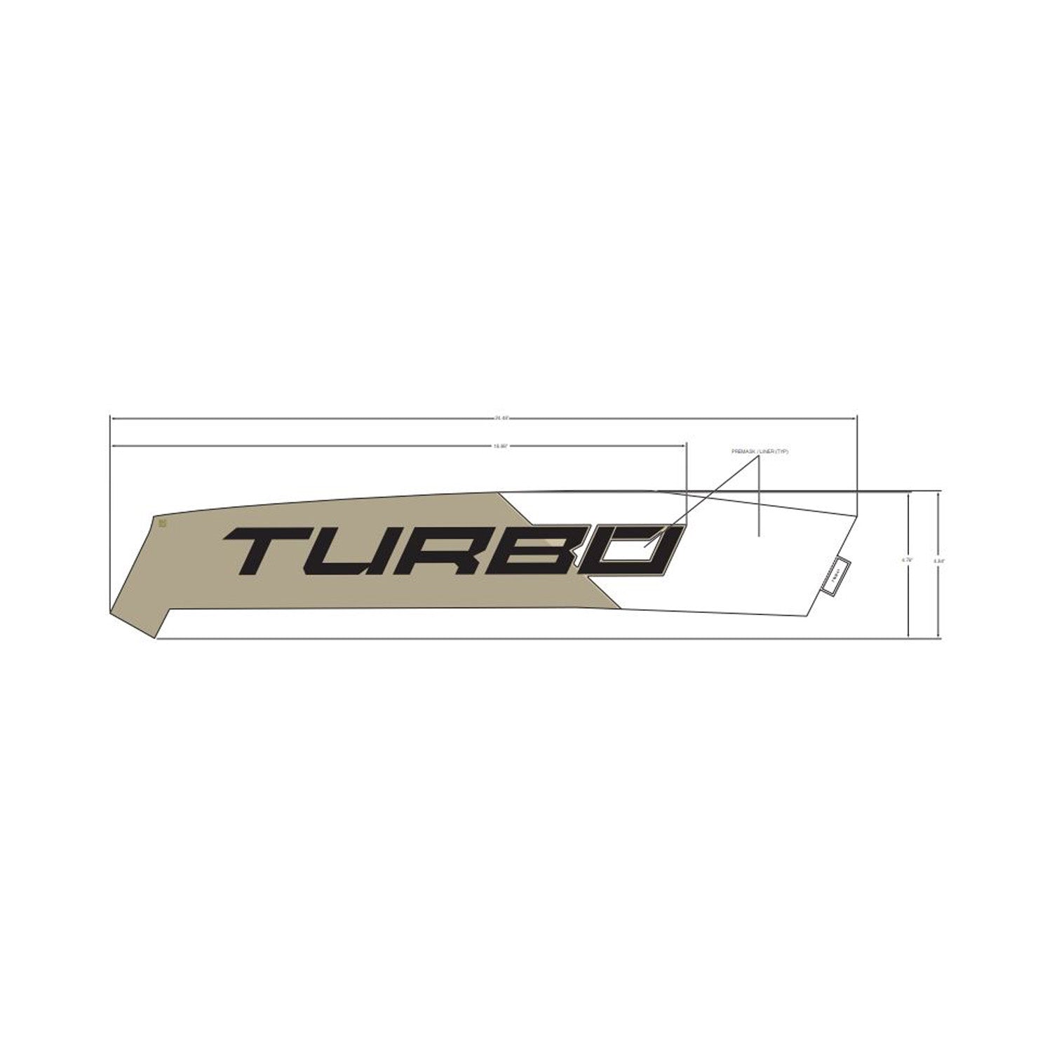 Front Fender Decal, Upper, Right by Polaris