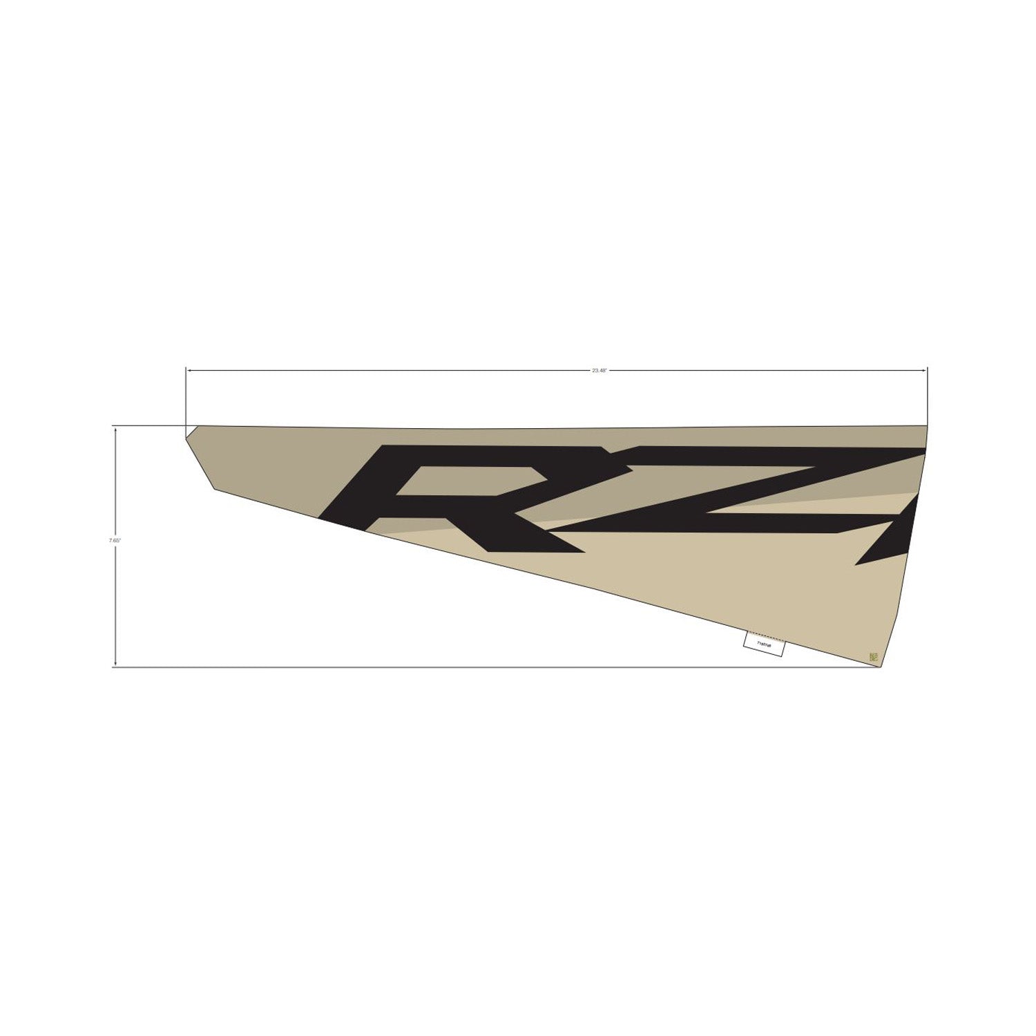 Upper Door Decal, Middle, Left by Polaris