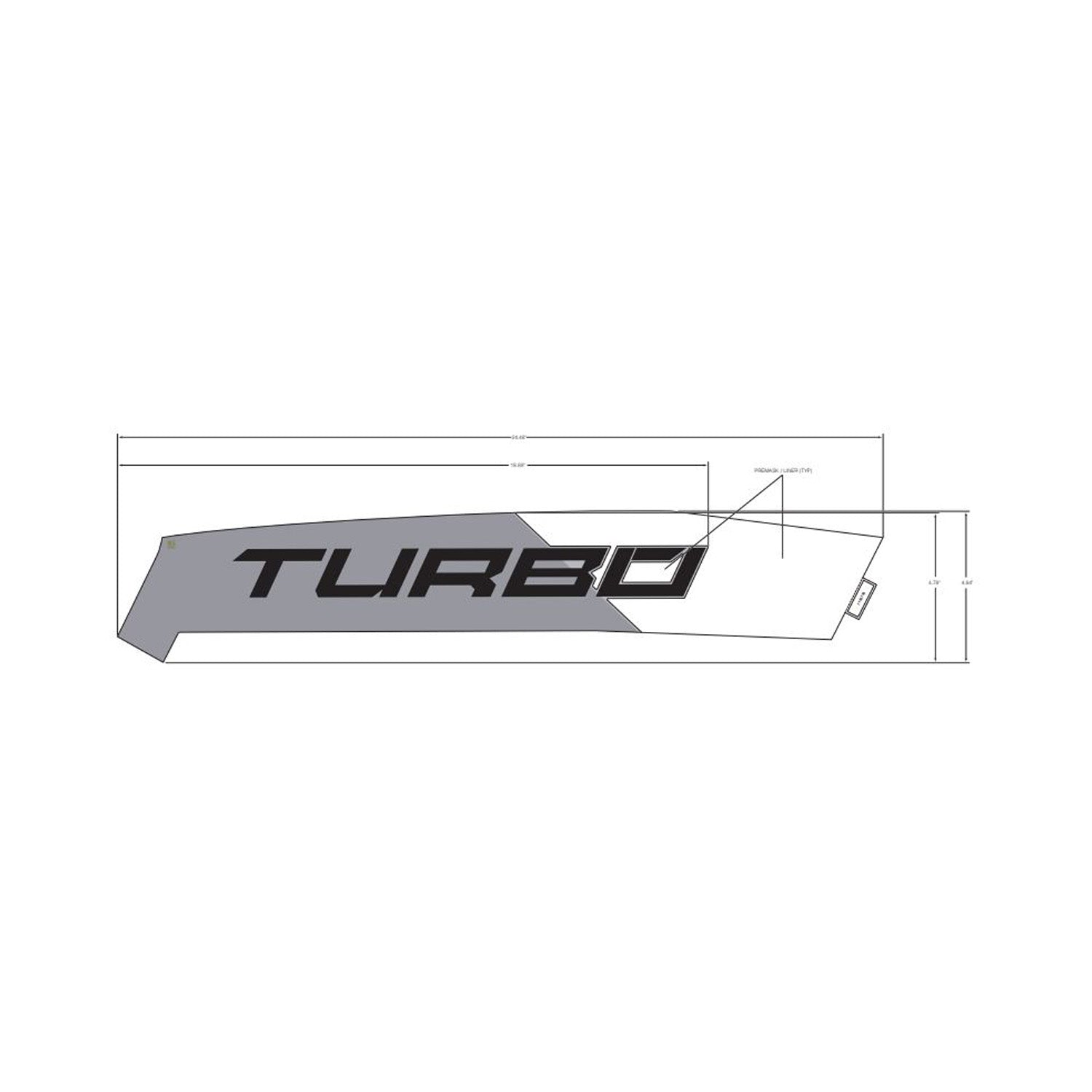 Front Fender Decal, Upper, Right by Polaris