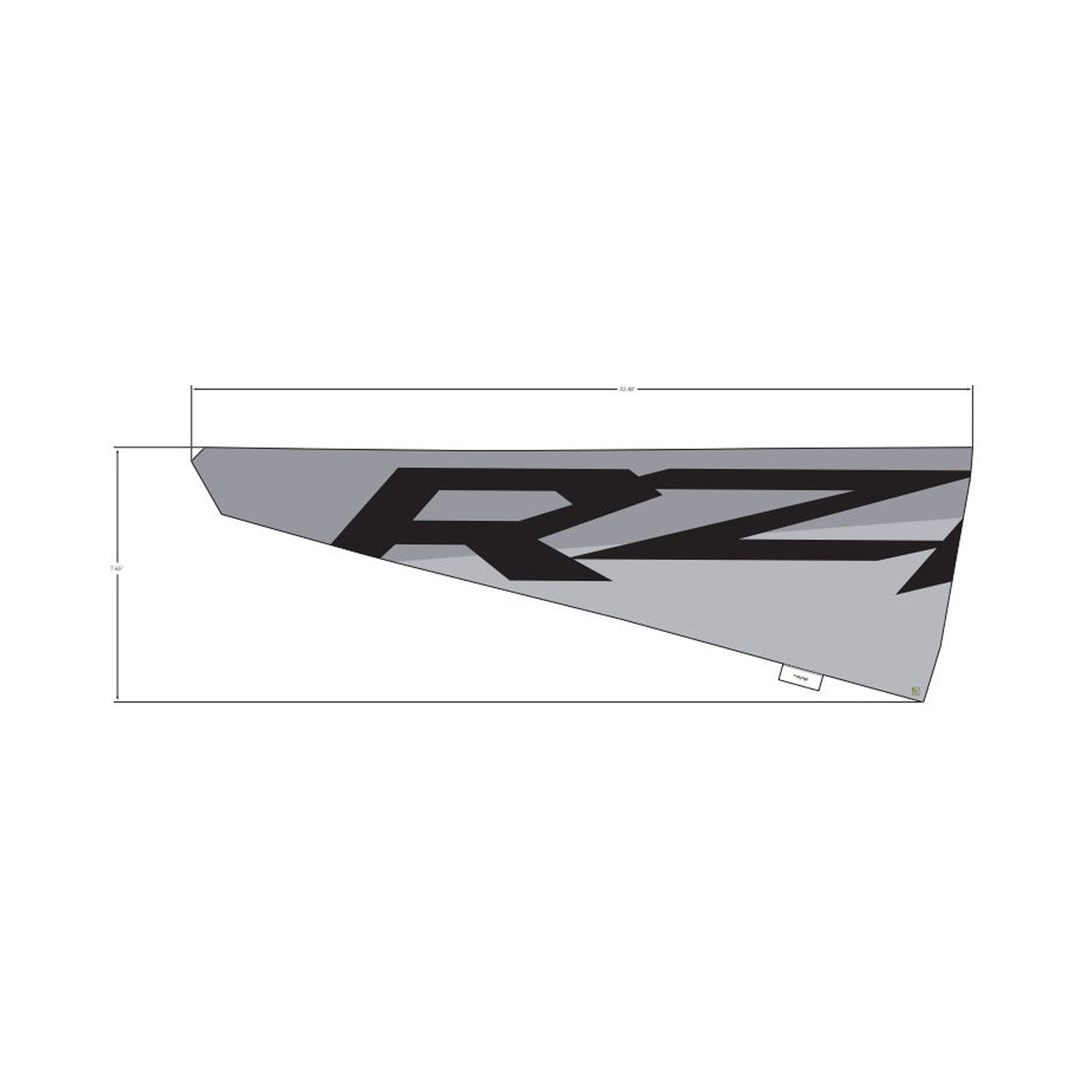 Upper Door Decal, Middle, Left by Polaris