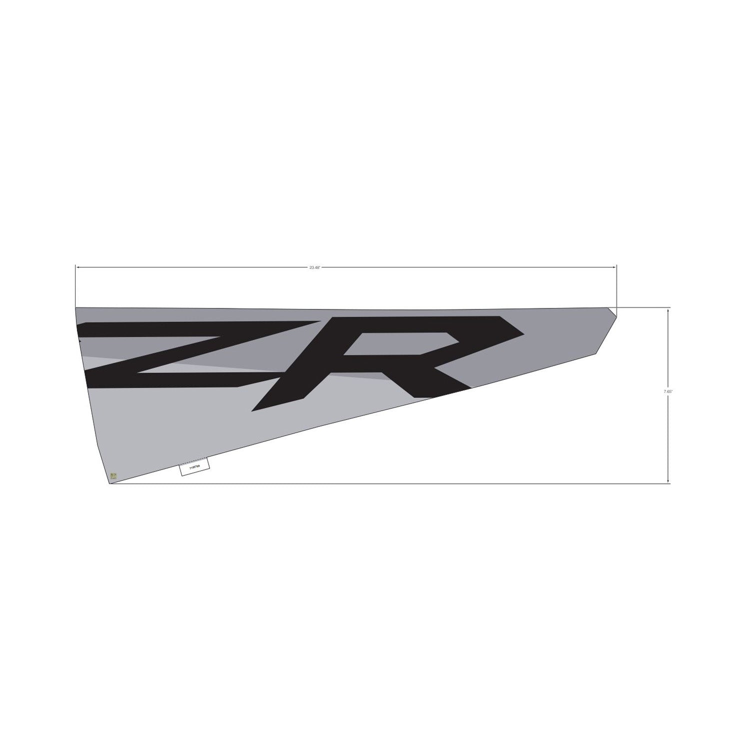 Upper Door Decal, Middle, Right by Polaris