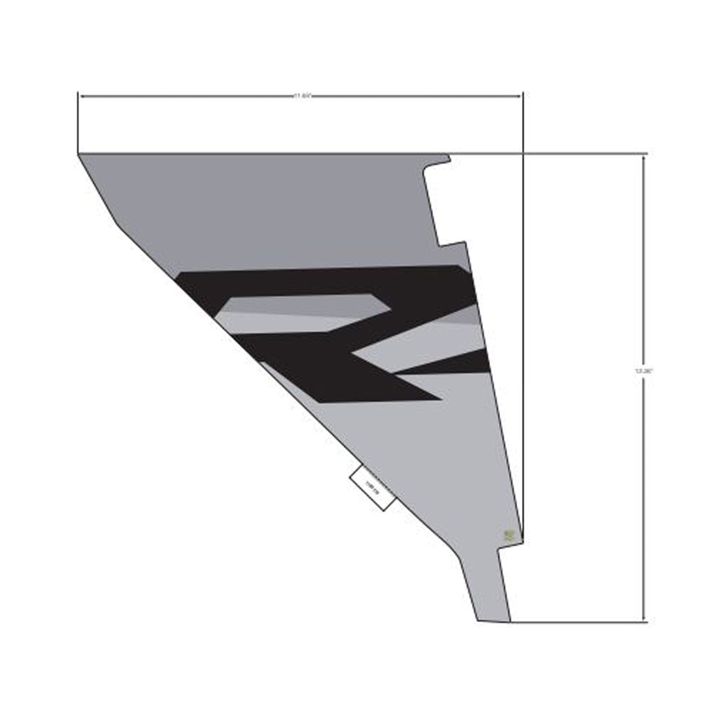 Bolster Cover Decal, Right by Polaris
