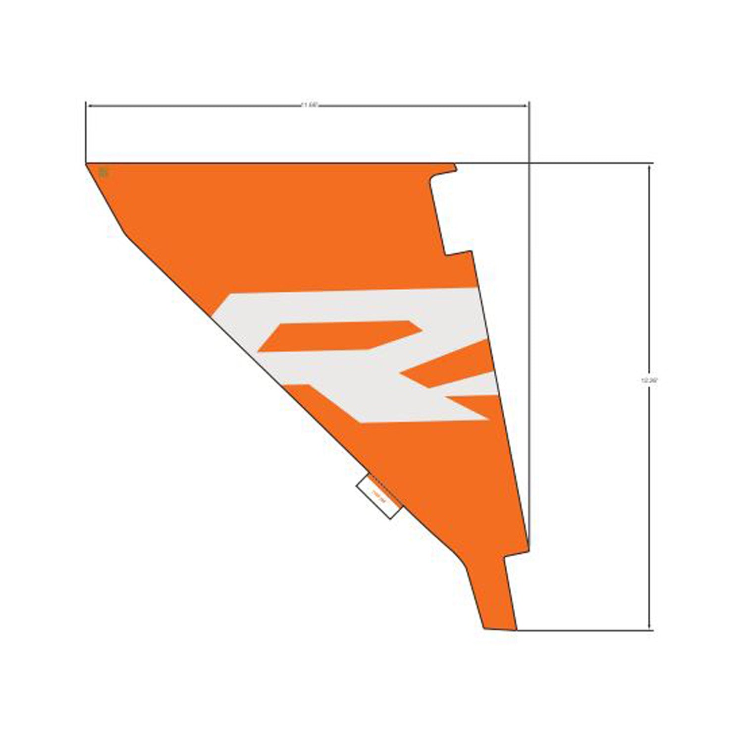 Bolster Cover Decal, Right by Polaris