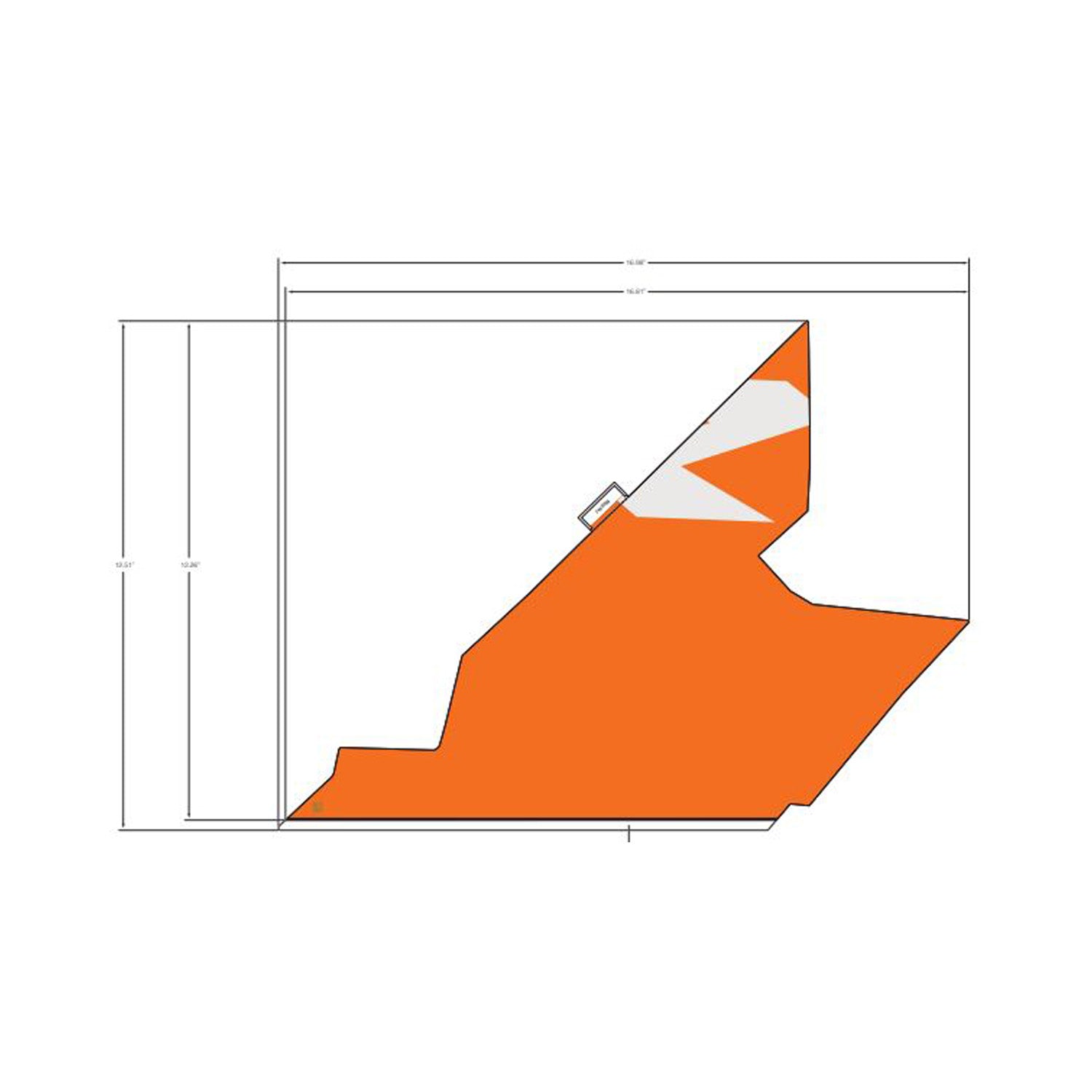 Rear Fender Decal, Lower, Left by Polaris