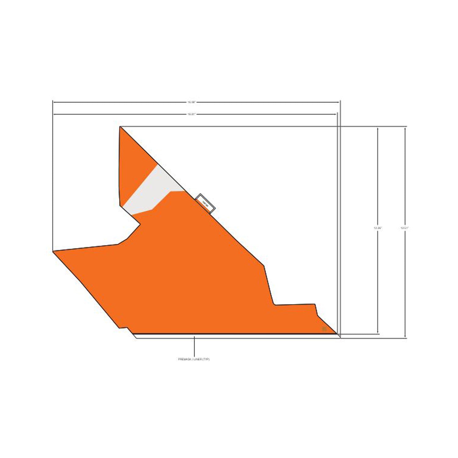 Rear Fender Decal, Lower, Right by Polaris