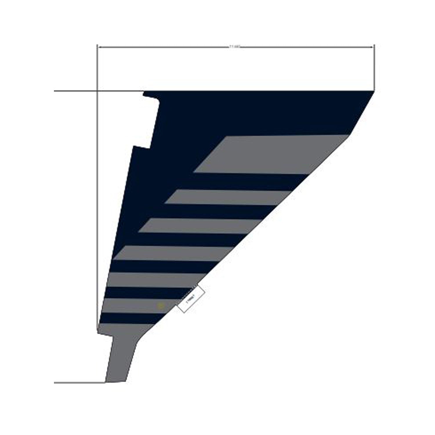 Bolster Cover Decal, Left by Polaris