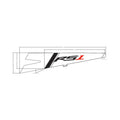 Rear Fender Decal, Upper, Left by Polaris