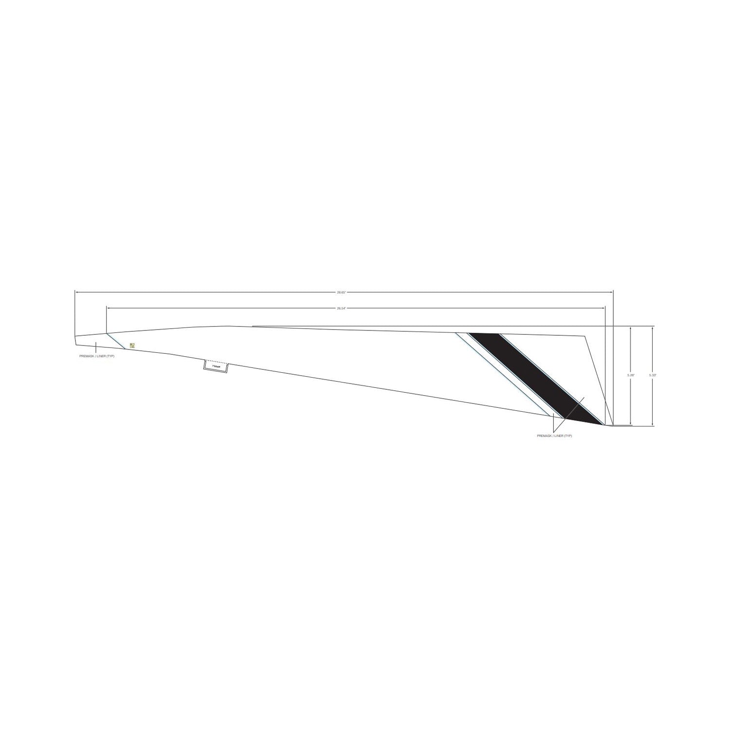 Rear Fender Decal, Lower, Right by Polaris