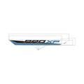 Rear Fender Decal, Lower, Pro XP, Right by Polaris
