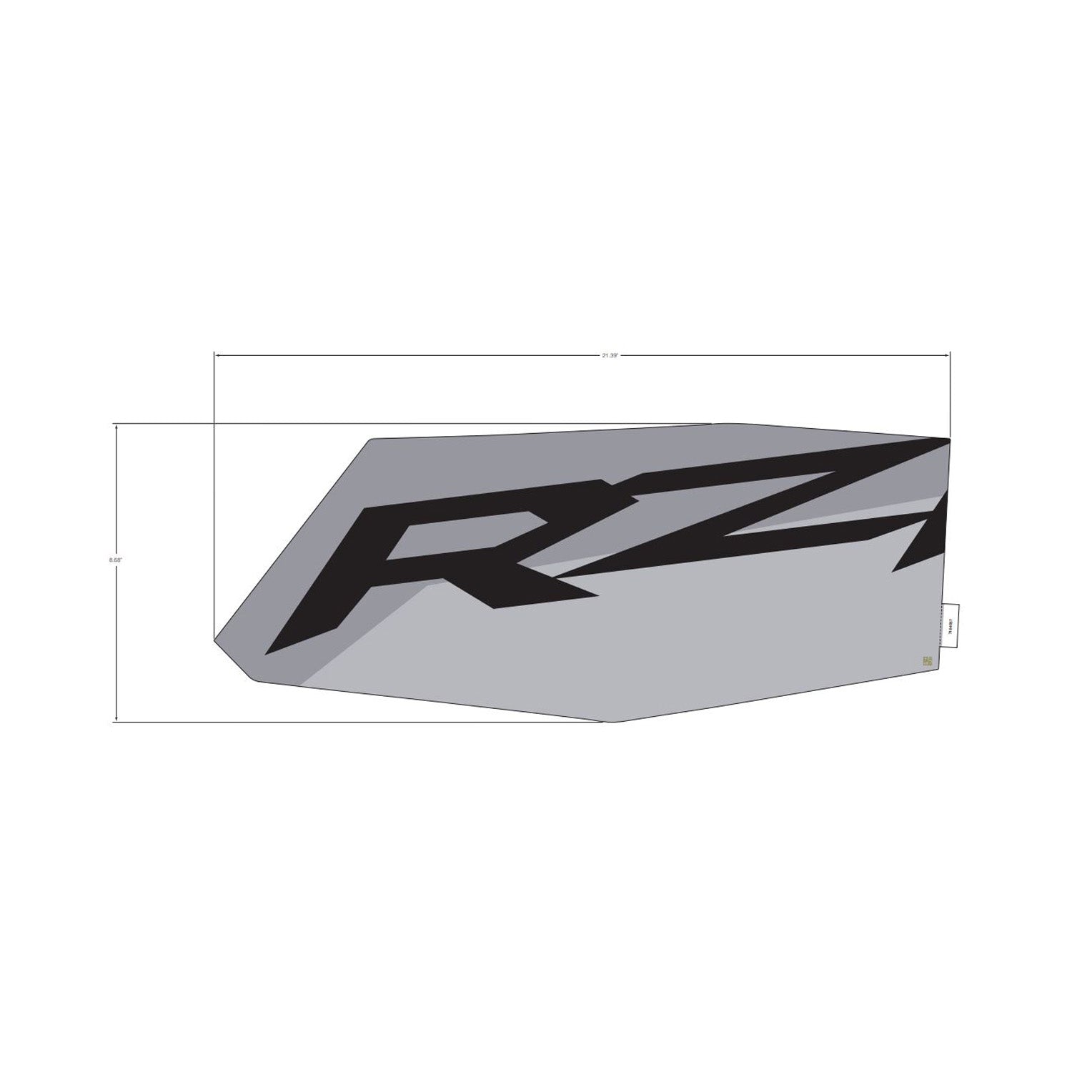 Rear Door Decal, Middle, Left by Polaris
