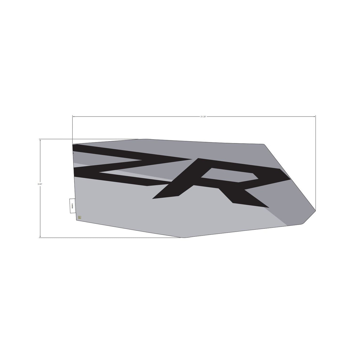 Rear Door Decal, Middle, Right by Polaris