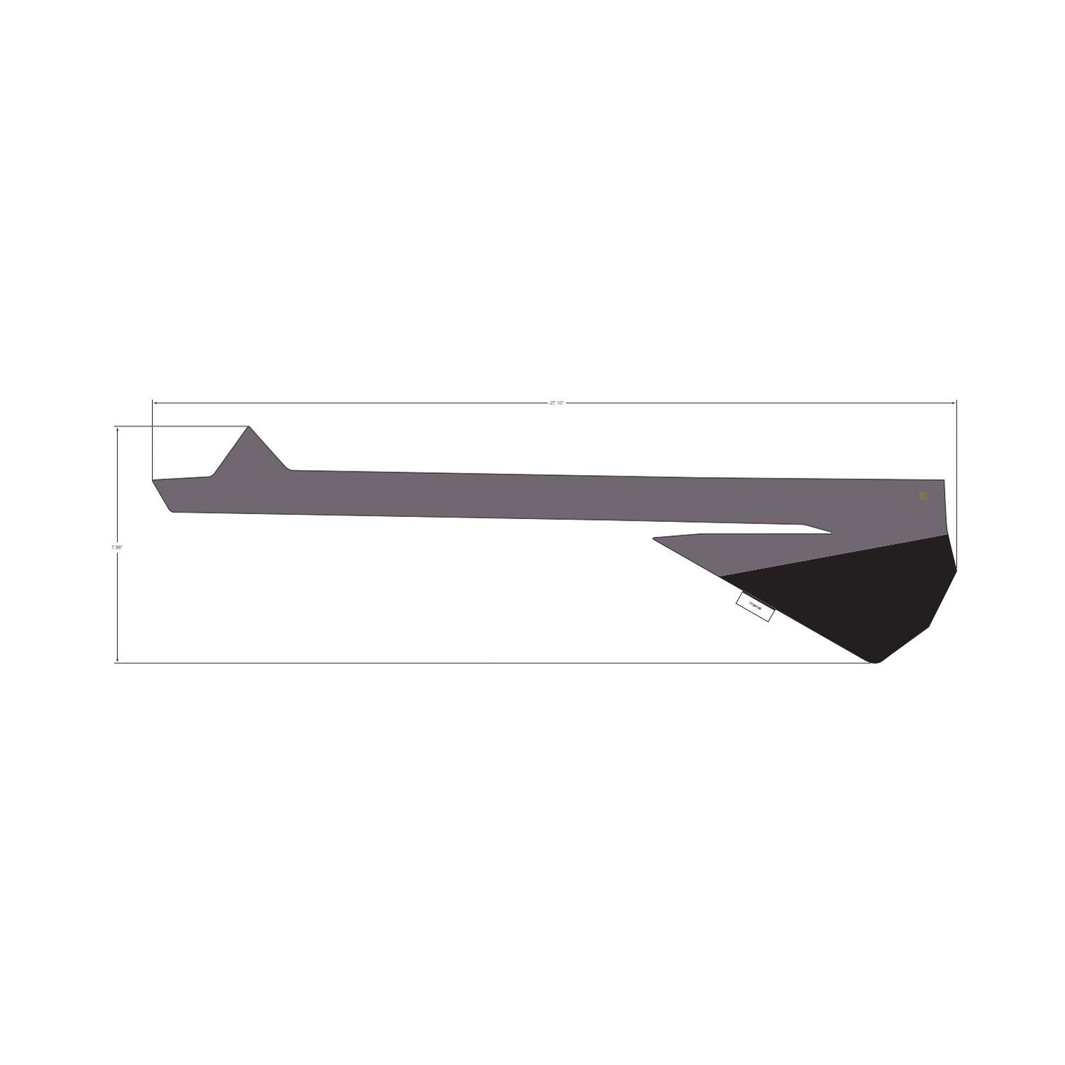 Upper Door Decal, Lower, Left by Polaris