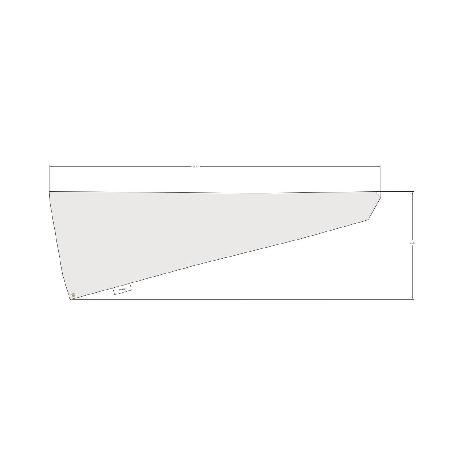 Upper Door Decal, Middle, Right by Polaris