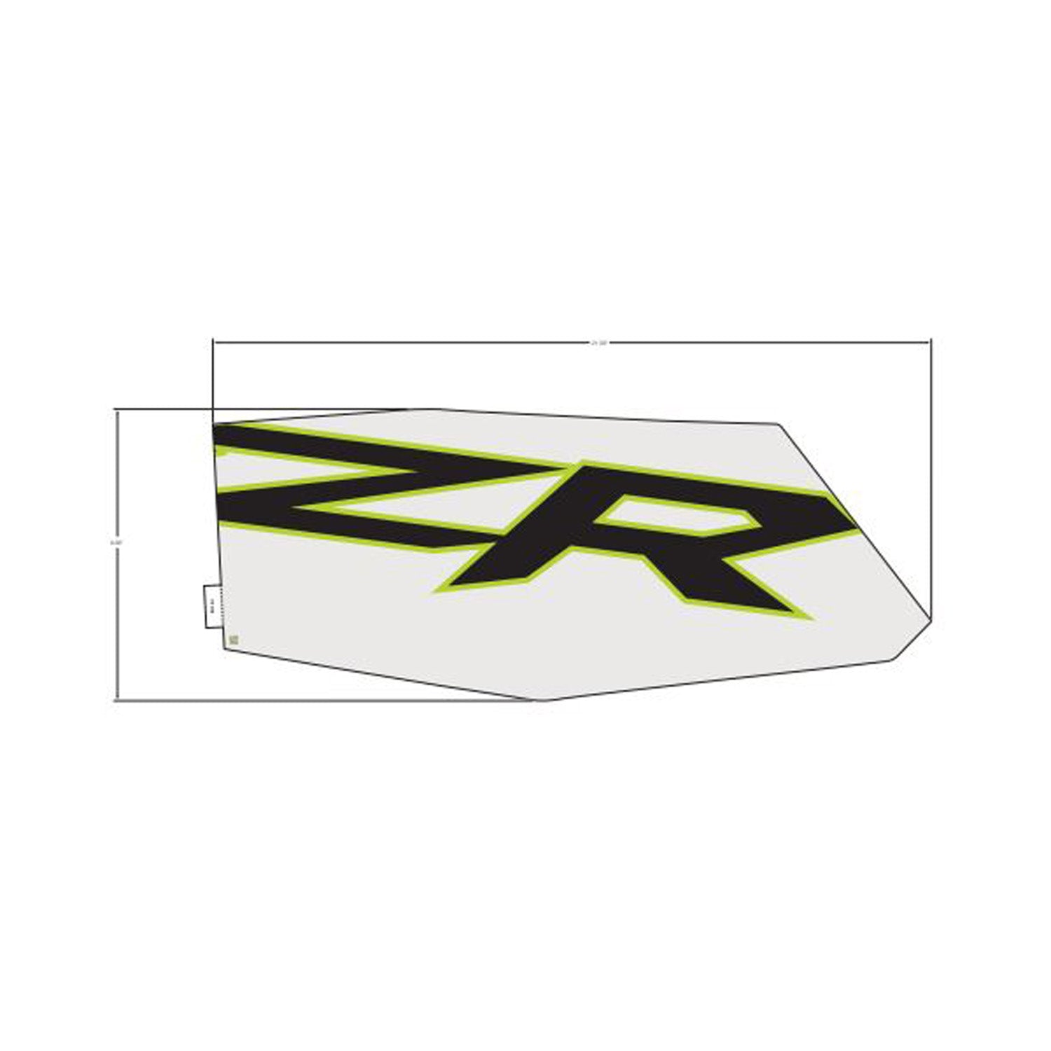 Rear Door Decal, Middle, Right by Polaris