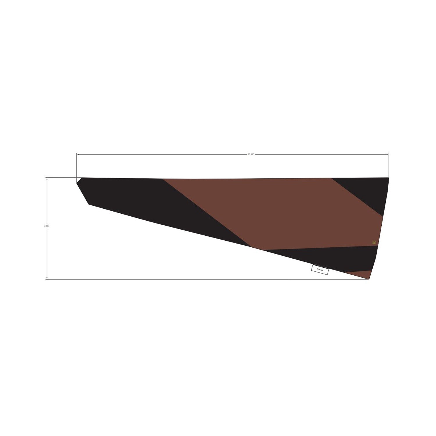 Upper Door Decal, Middle, Left by Polaris
