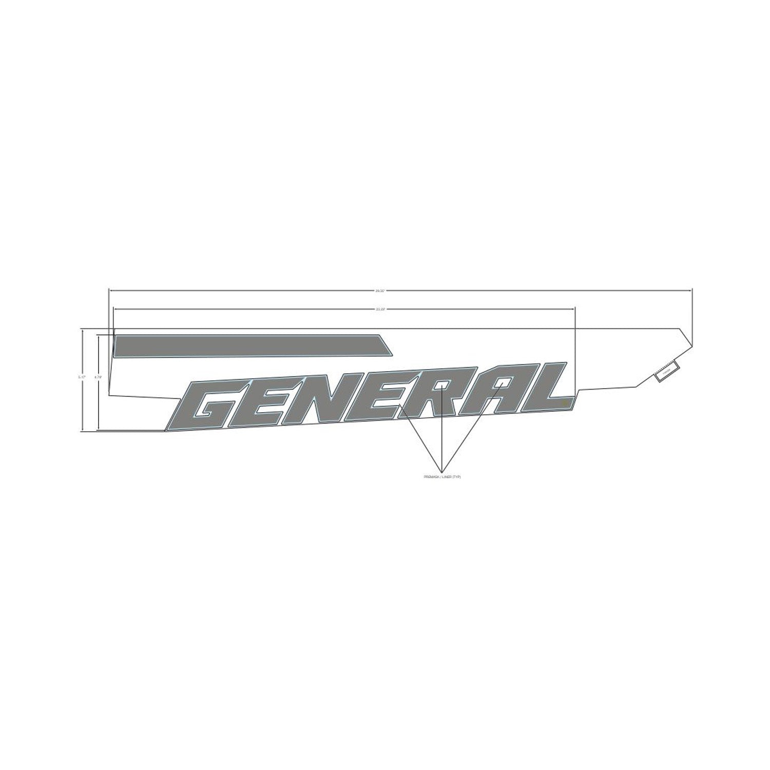 Cargo Box Side Decal, Left by Polaris