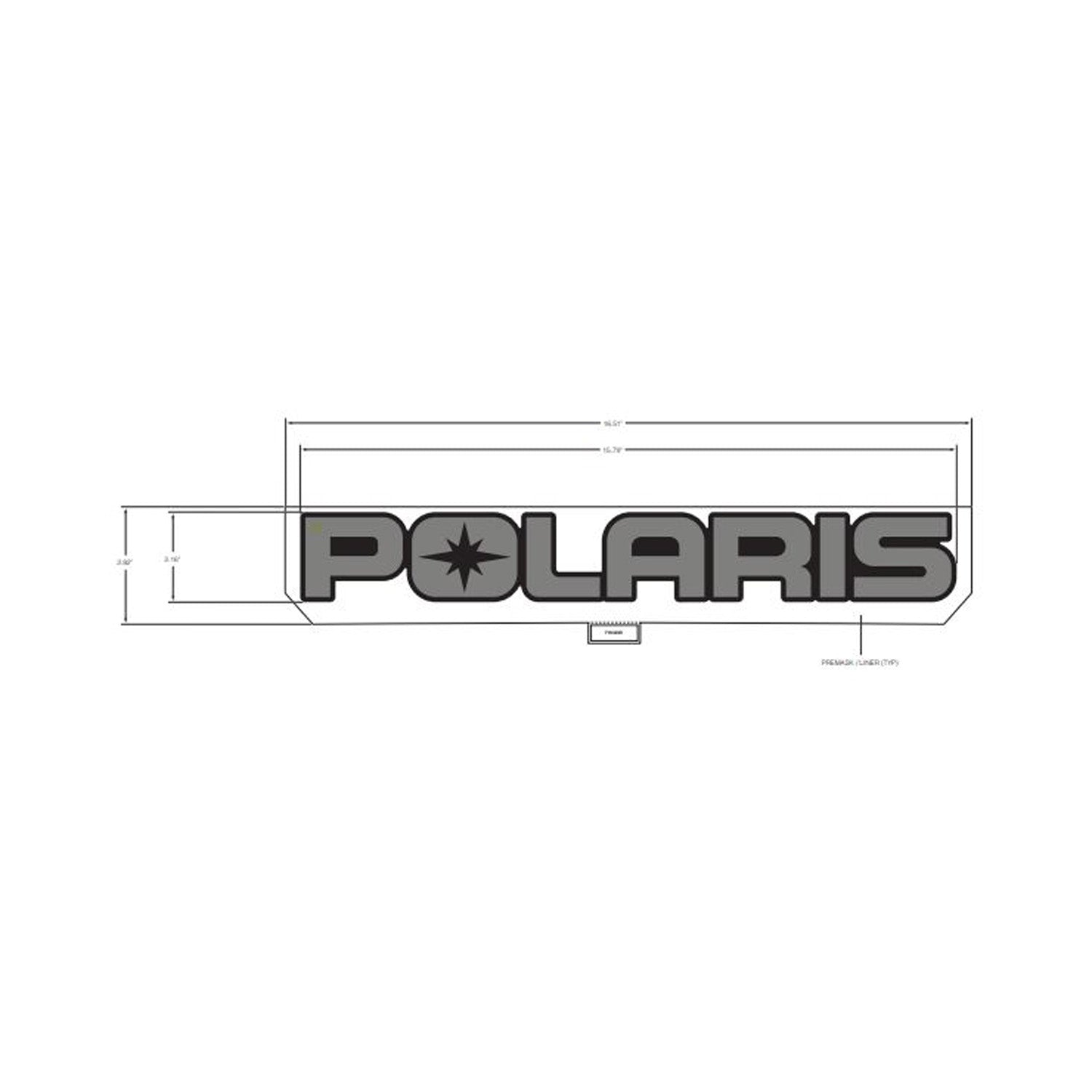 Decal, Titanium Gl by Polaris