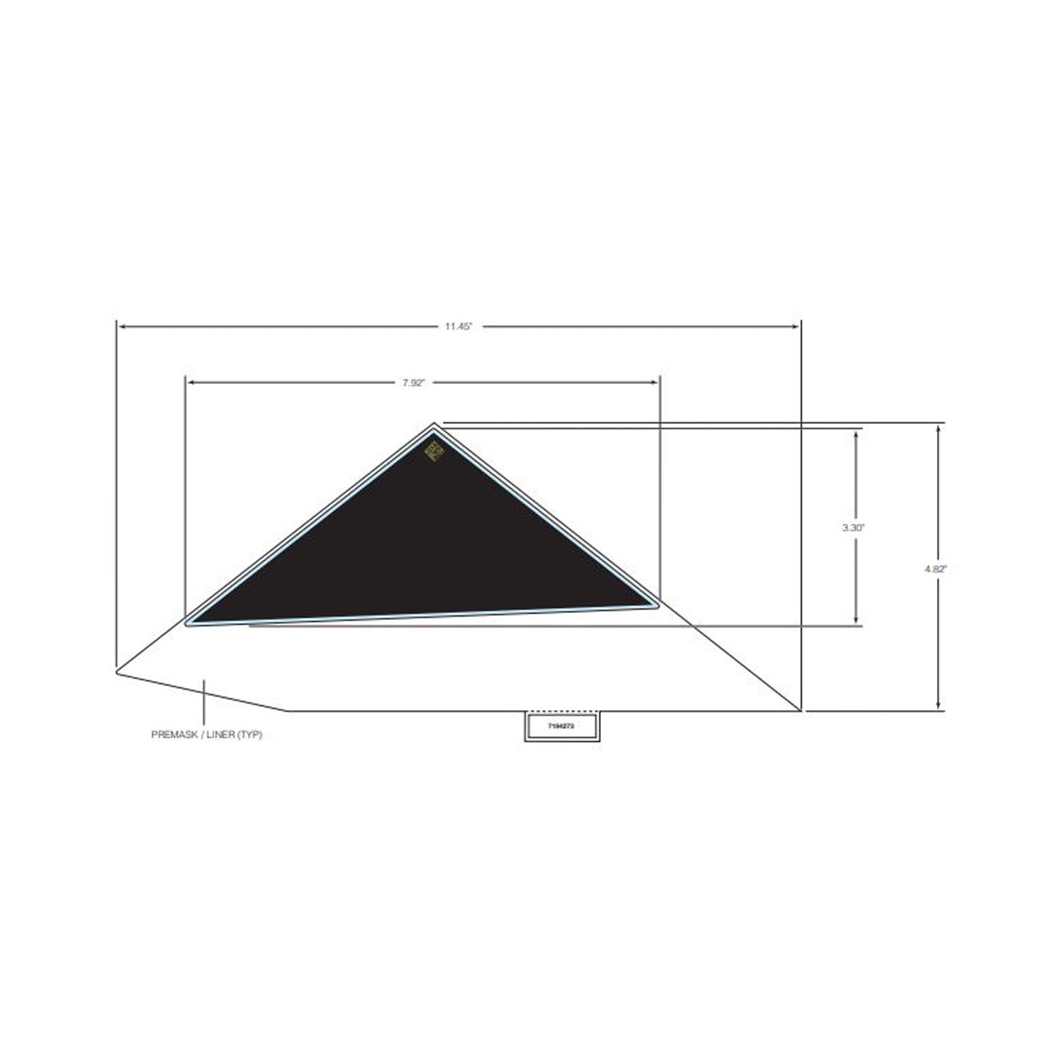 Bolster Cover Decal, Left by Polaris