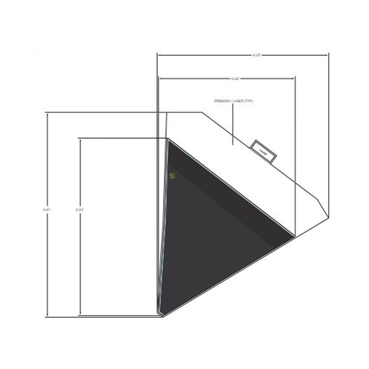Front Upper Door Decal, Left by Polaris