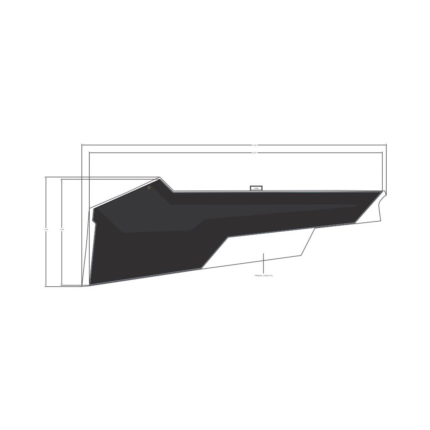 Front Lower Door Decal, Left by Polaris