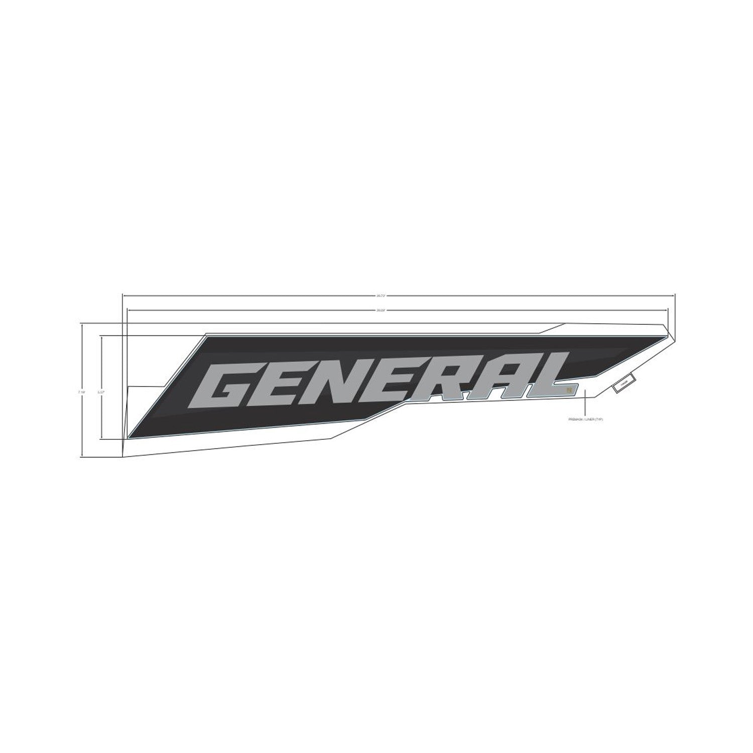 Cargo Box Side Decal, Left by Polaris