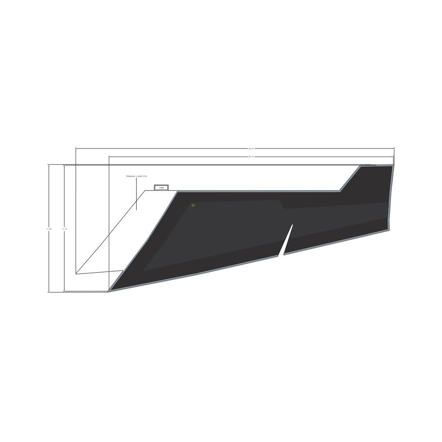 Rear Door Decal, Left by Polaris