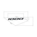 Front Fender Decal, Upper, 1000, Left by Polaris