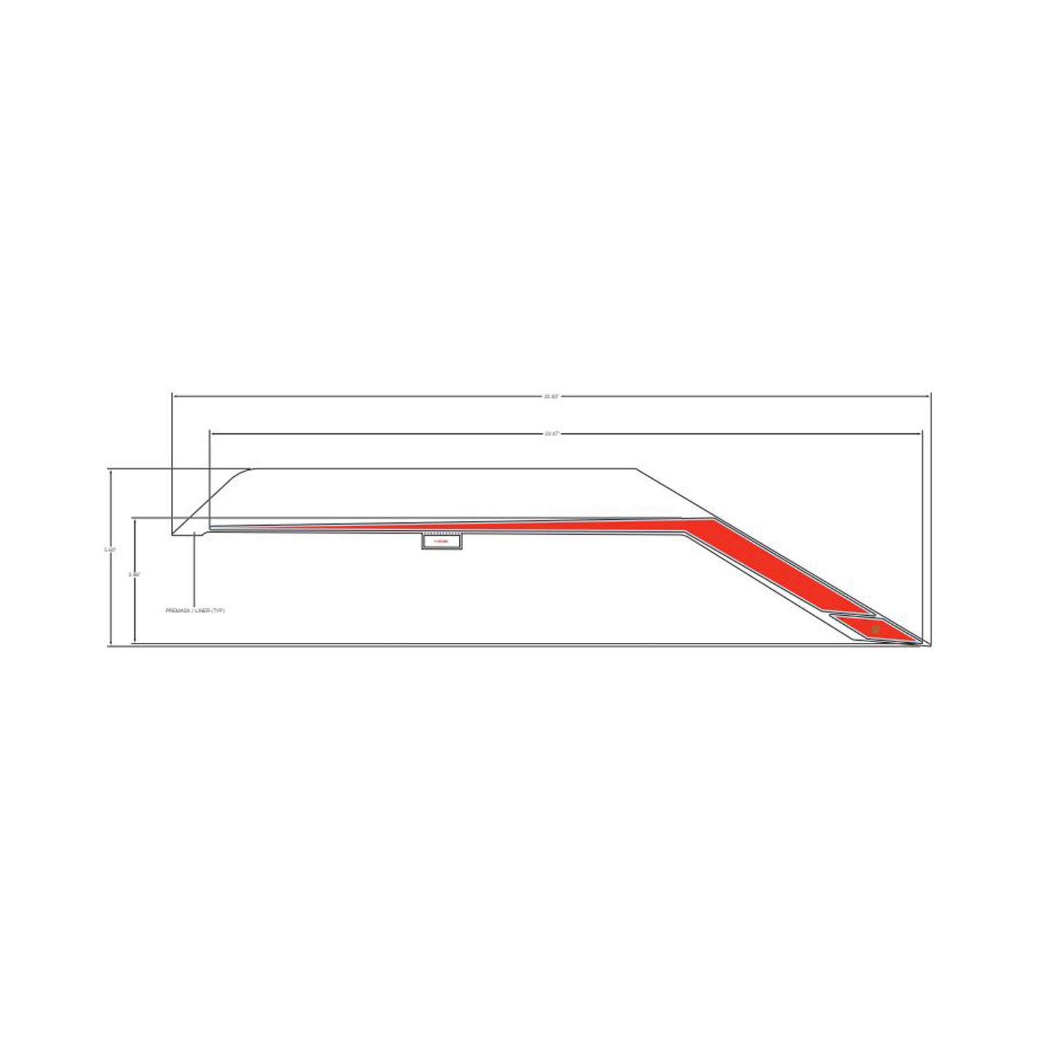 Rear Fender Decal, Upper, Right by Polaris