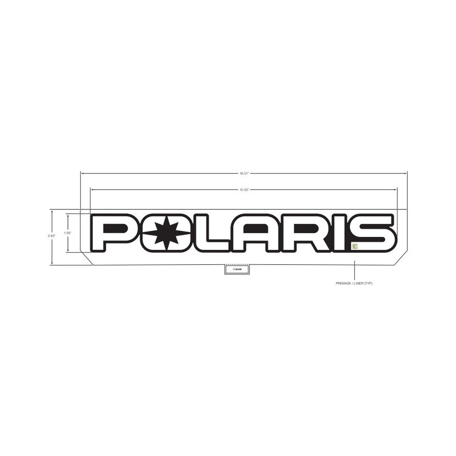Decal, White by Polaris